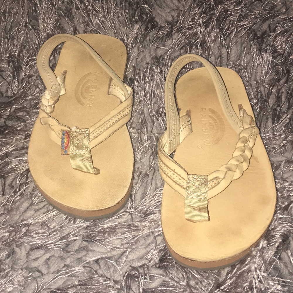 Rainbow toddler sandals